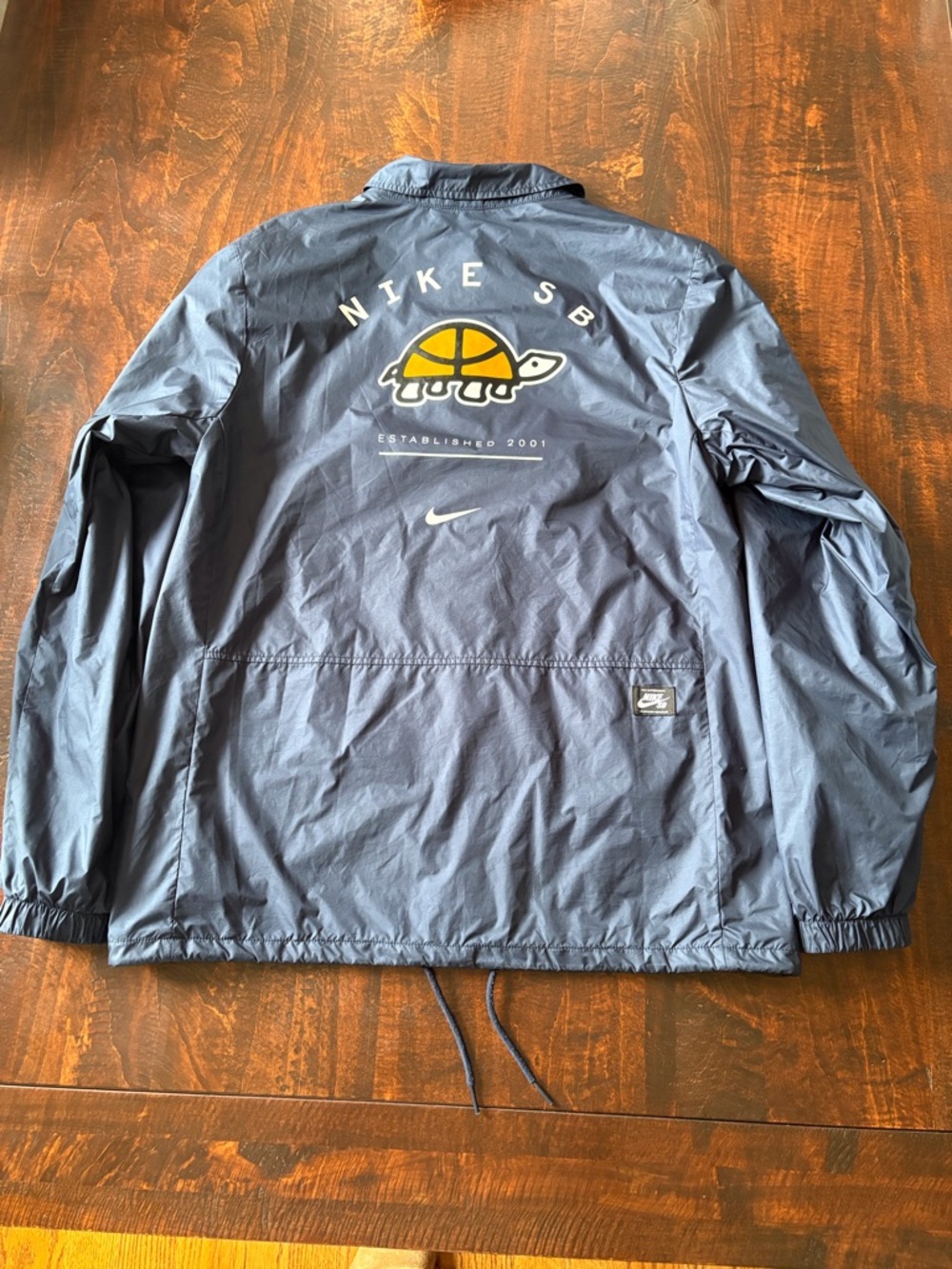 Nike SB Turtle Coaches Jacket Navy Size Large - Picture 5 of 15